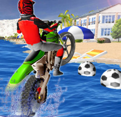 Beach Bike Stunt