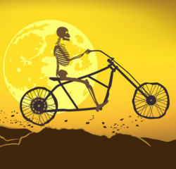 Halloween Wheelie Bike