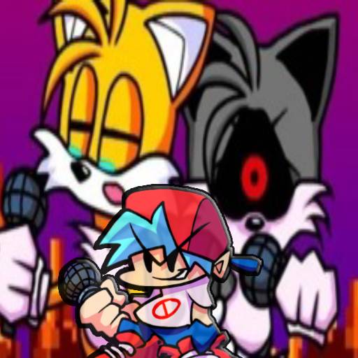 Really Happy But Sonic EXE and Tails [Friday Night Funkin'] [Mods]